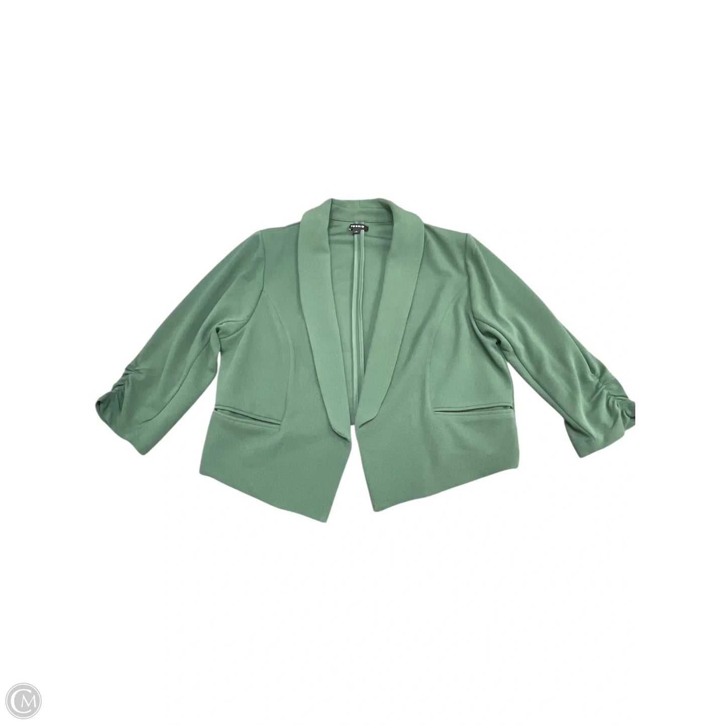Blazer By Torrid In Green, Size: 1x