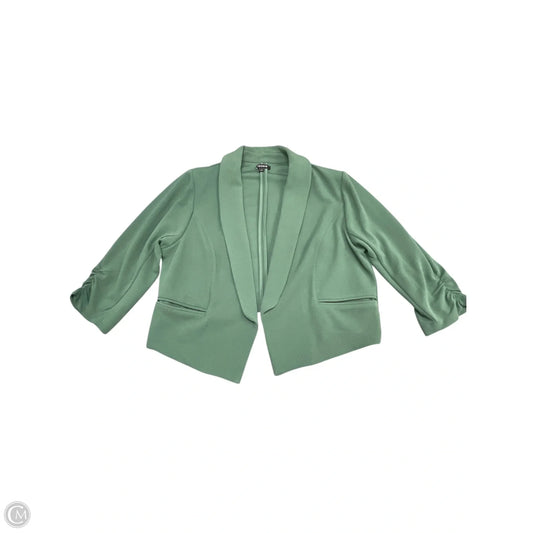 Blazer By Torrid In Green, Size: 1x