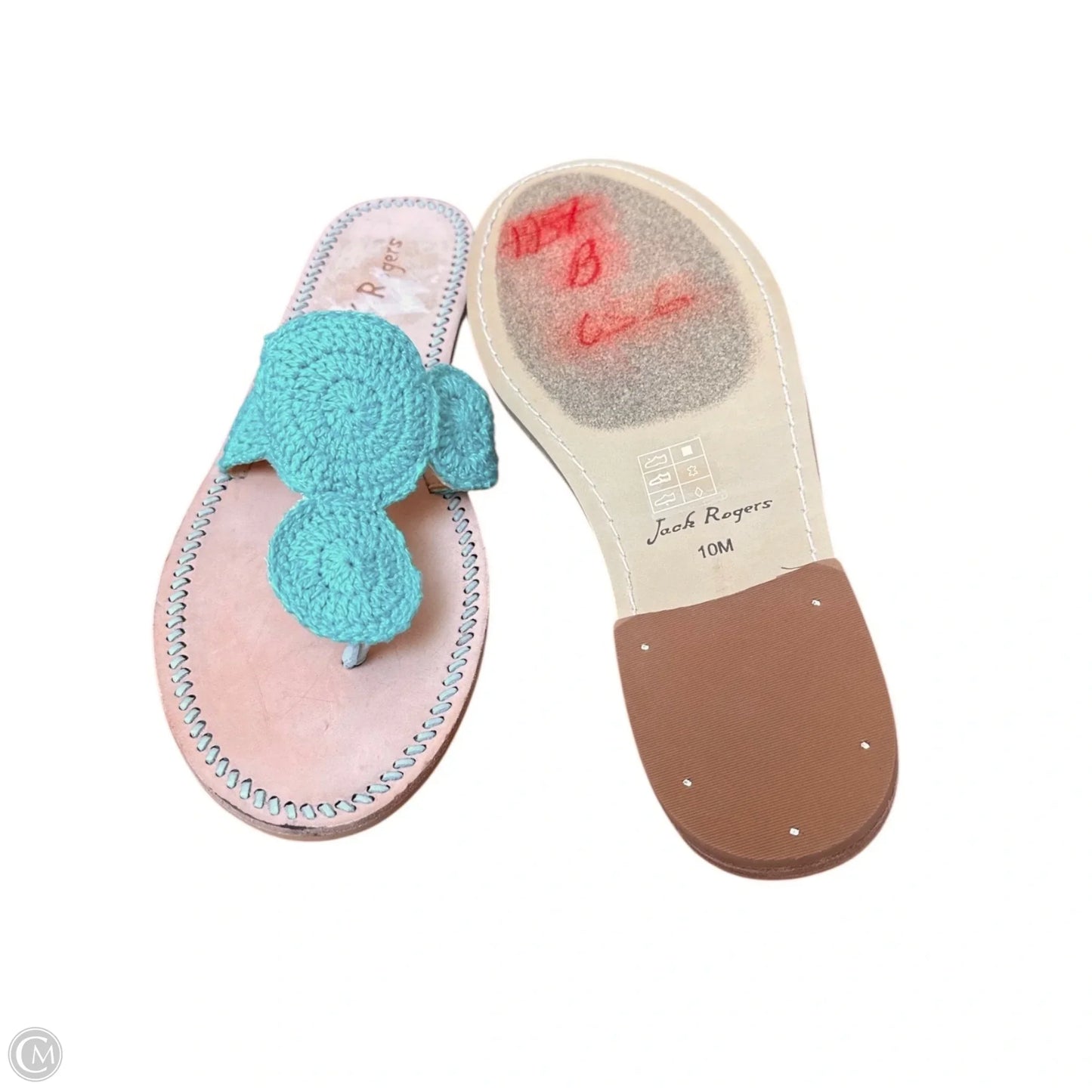 Sandals Flats By Jack Rogers In Blue, Size: 10