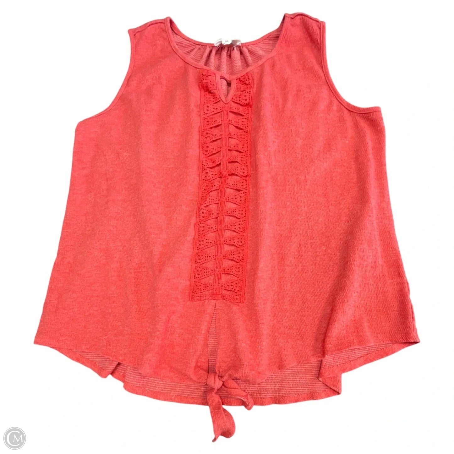 Top Sleeveless By Clothes Mentor In Red, Size: Xl