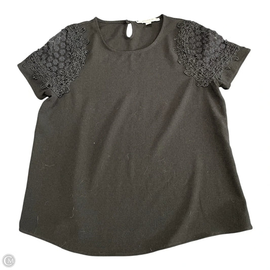 Top Short Sleeve By Marc New York In Black, Size: Mp