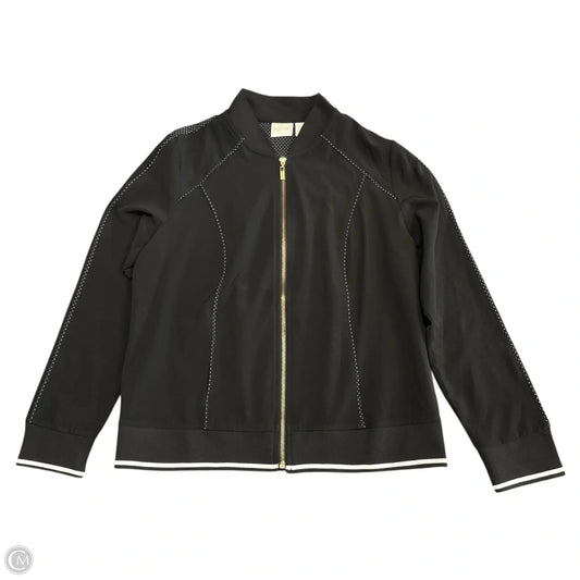 Athletic Jacket By Zenergy By Chicos In Black, Size: S