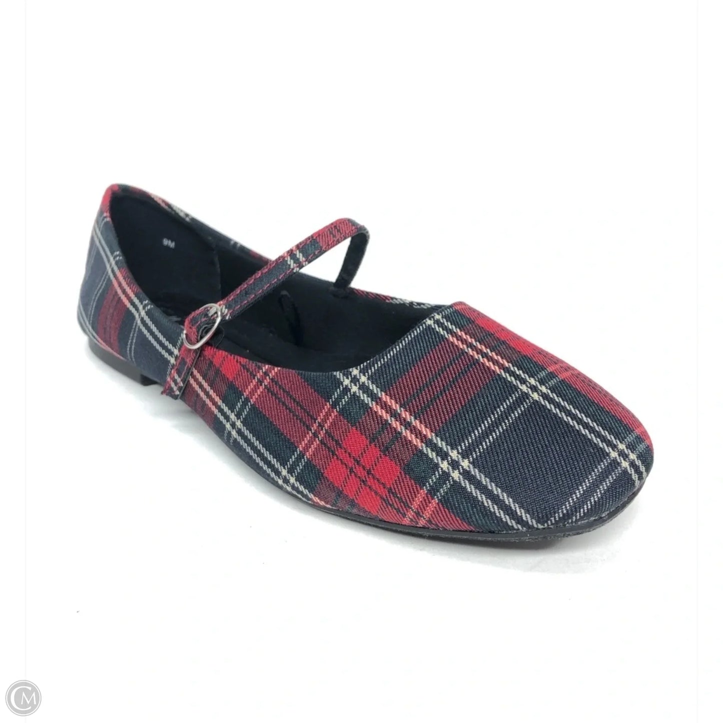 Shoes Flats By Jelly Pop In Black & Red, Size: 9