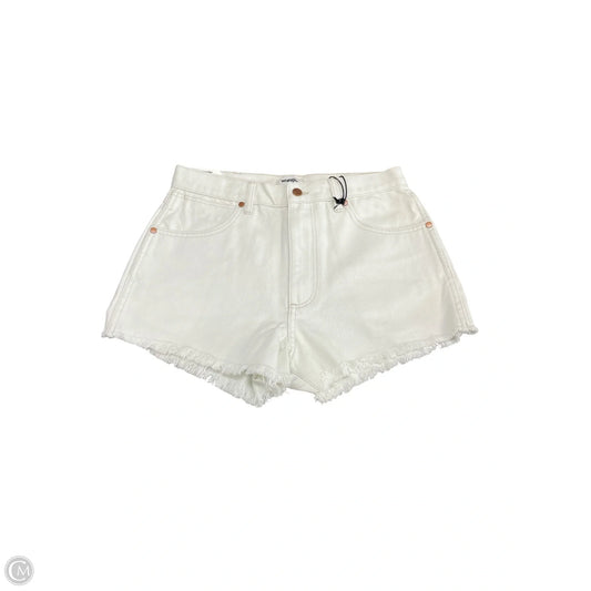 Shorts By Wrangler In White Denim, Size: 2