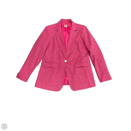 Blazer By Anne Klein In Pink, Size: L