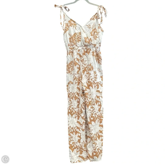 Jumpsuit By American Eagle In Brown & White, Size: M