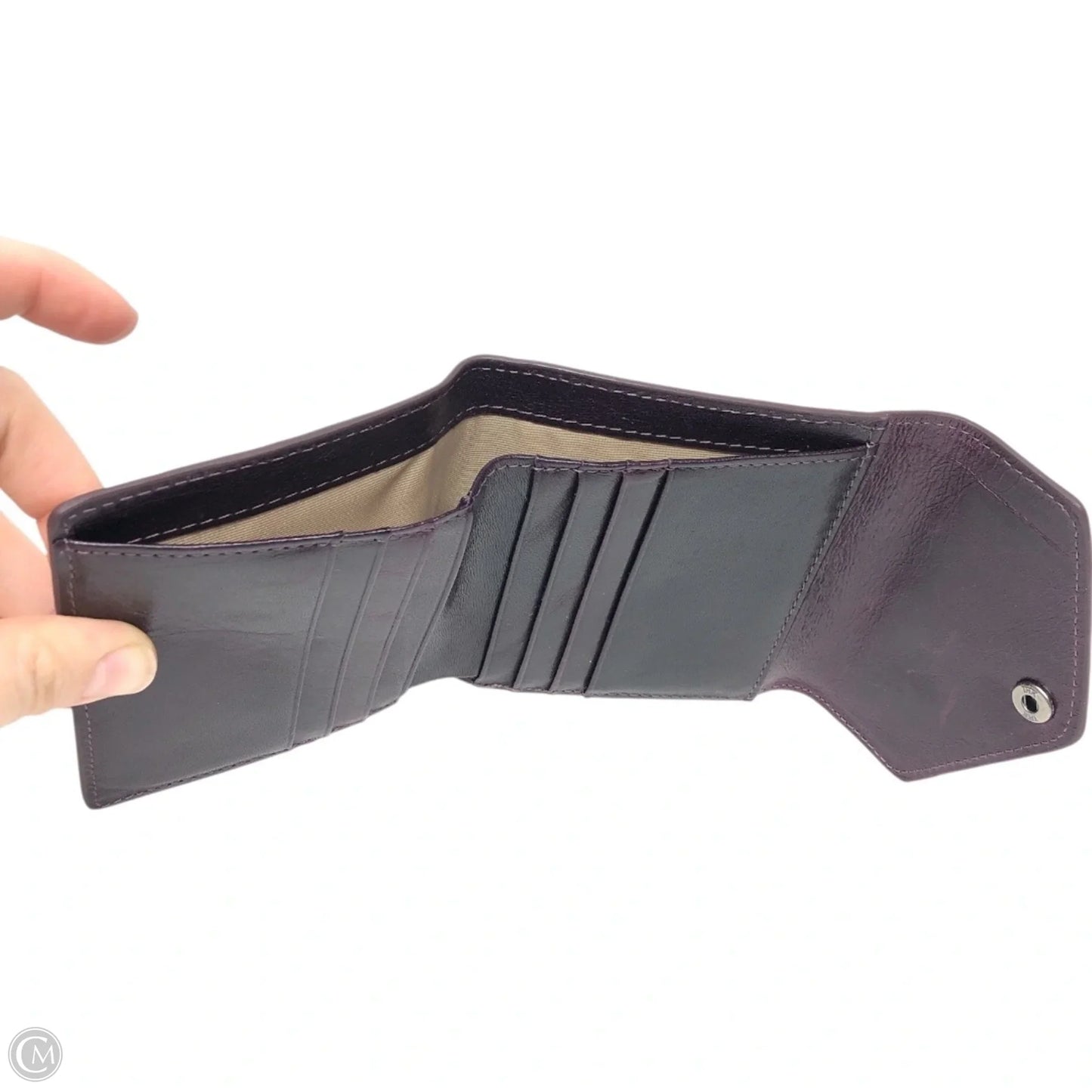 Wallet Leather By Cmc, Size: Small