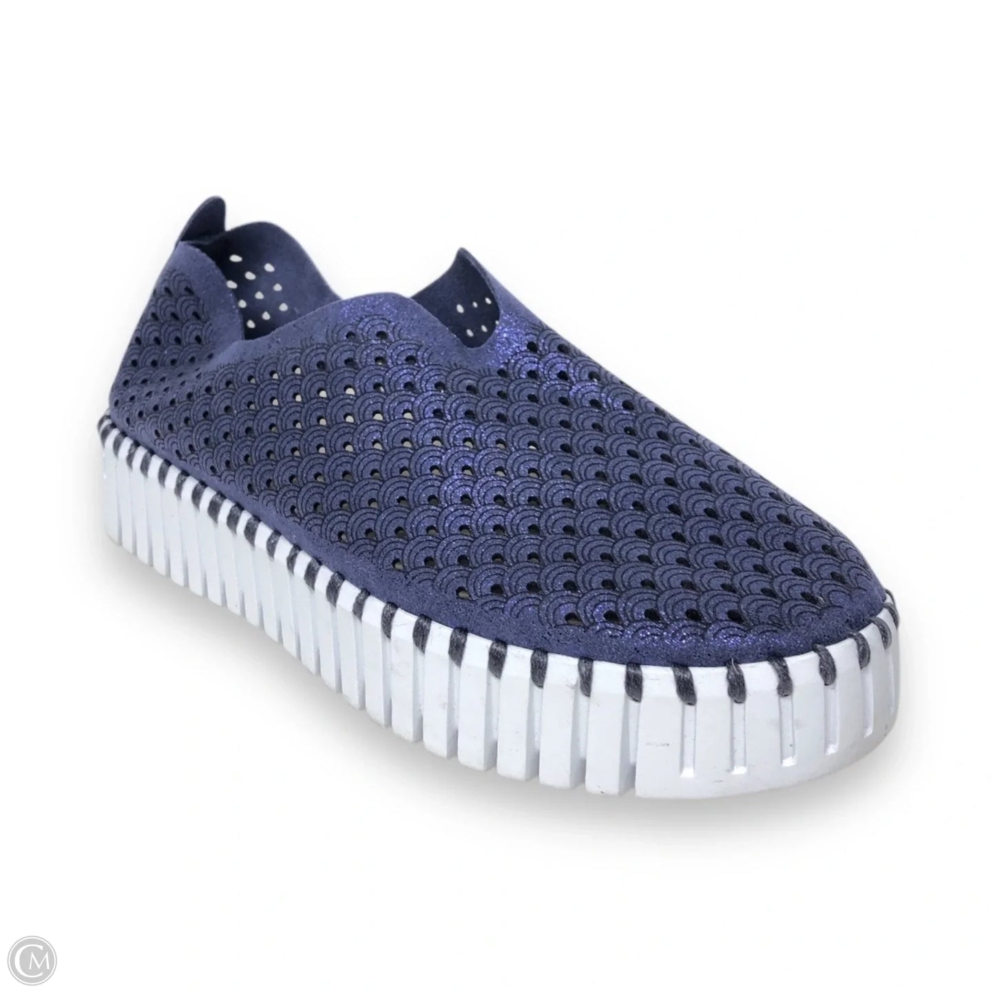 Shoes Flats By Cmc In Blue, Size: 8