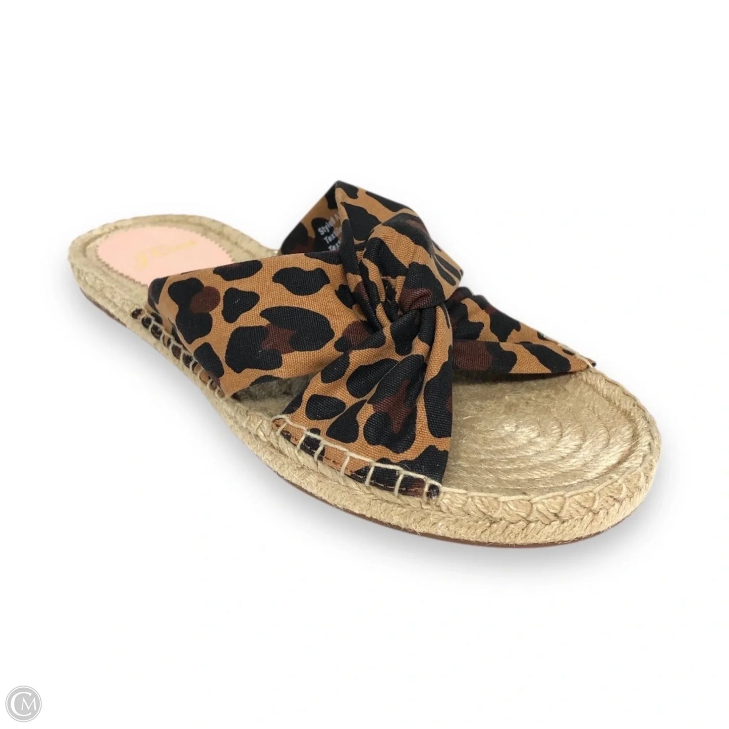 Sandals Flats By J. Crew In Animal Print, Size: 6