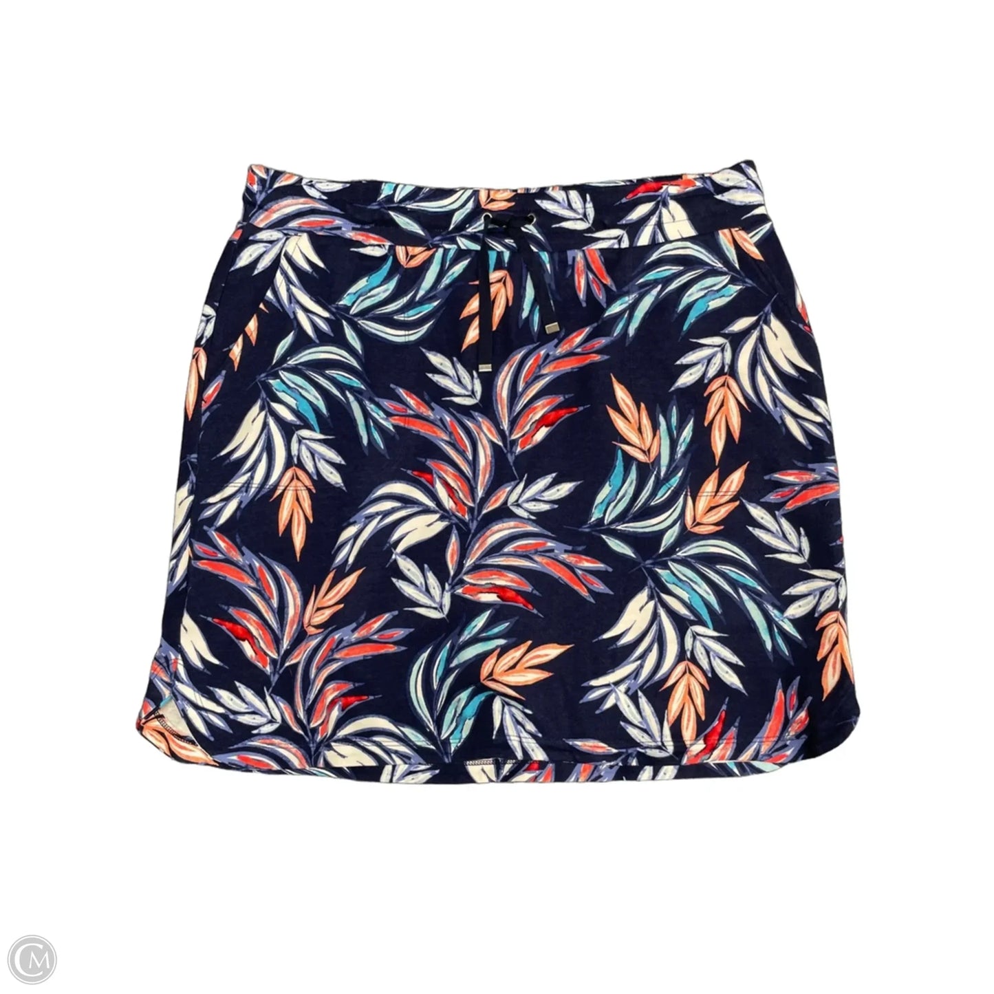 Skort By Croft And Barrow In Blue & Red & White, Size: M