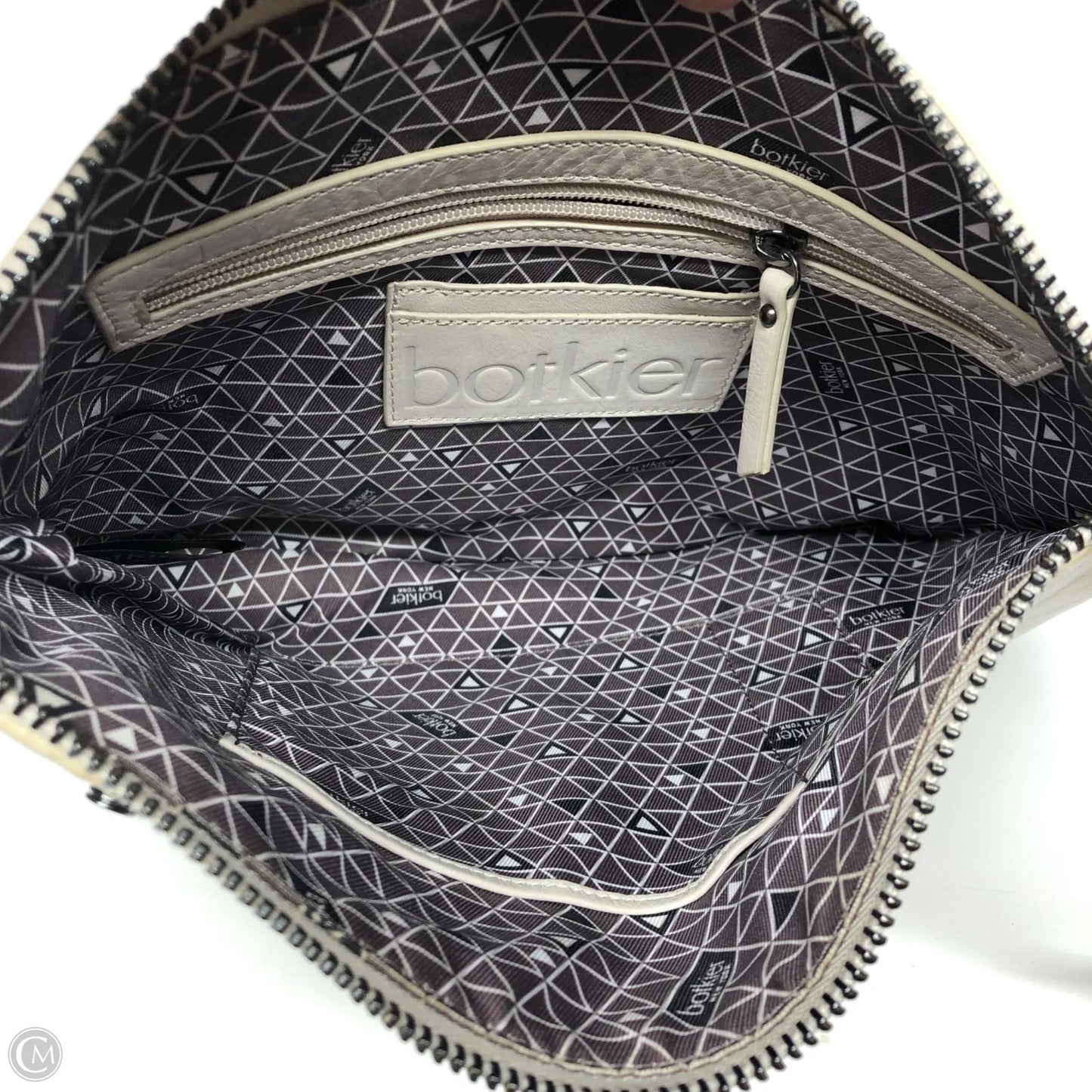 Clutch Leather By Botkier, Size: Large