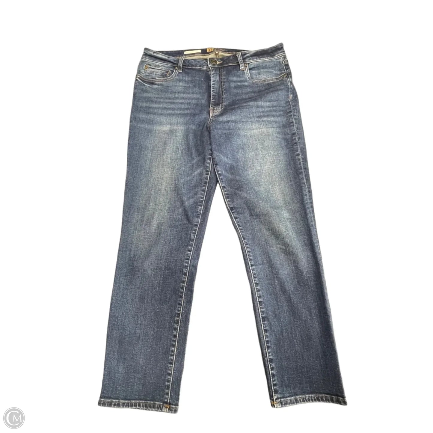 Jeans Straight By Kut In Blue Denim, Size: 10