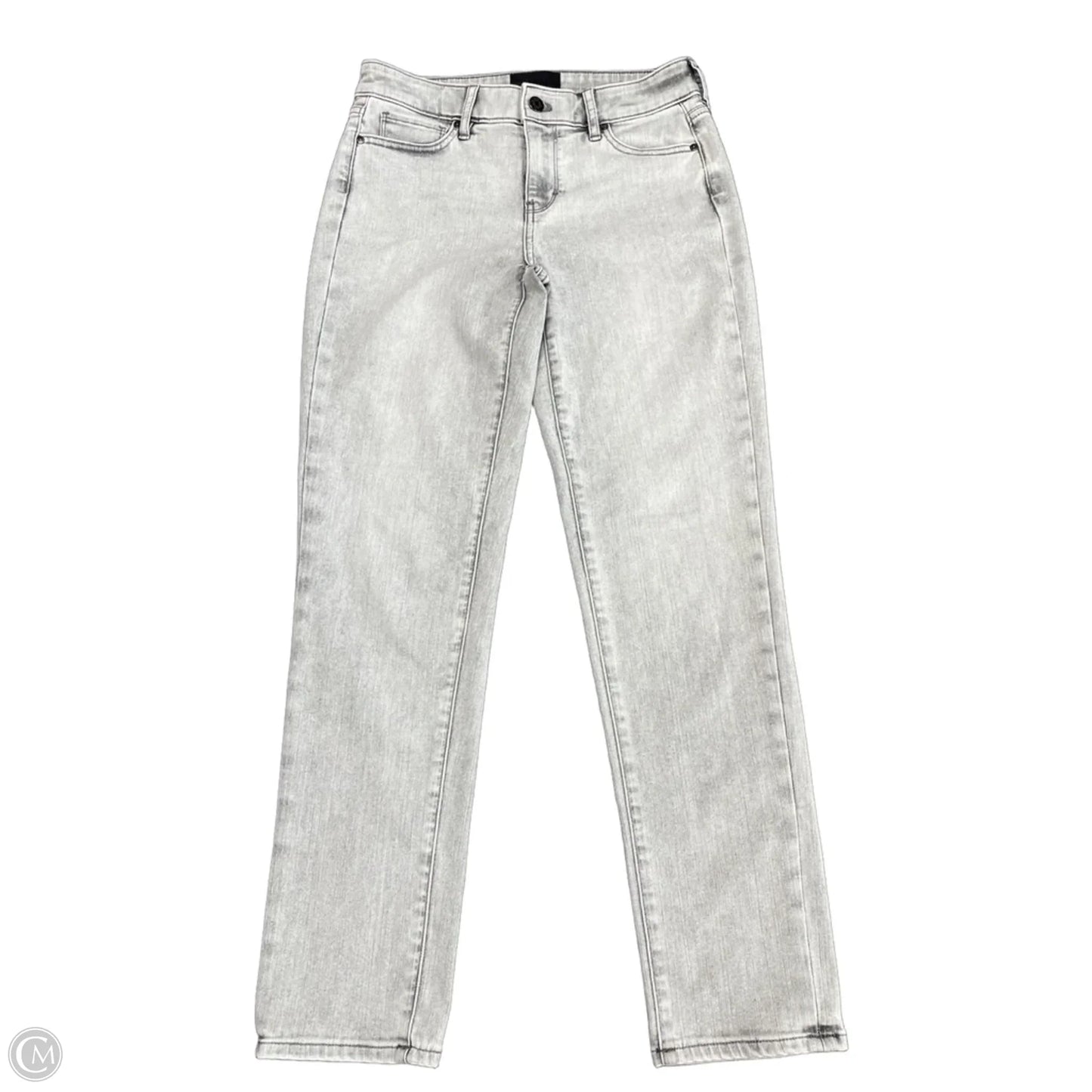 Jeans Straight By White House Black Market In Grey, Size: 0