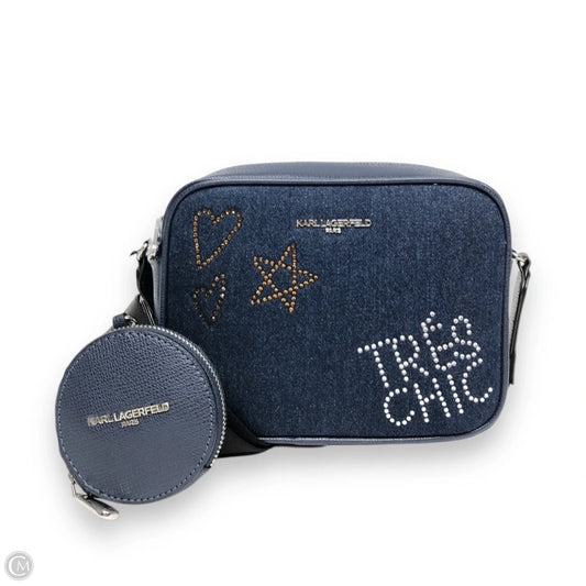 Crossbody Designer By Karl Lagerfeld, Size: Medium