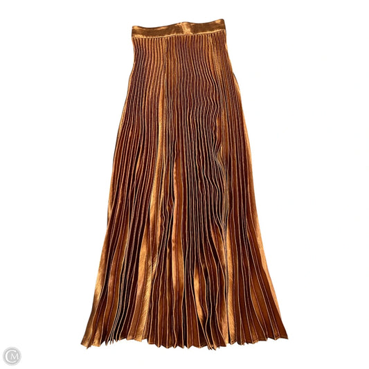 Skirt Maxi By New York And Co In Bronze, Size: Xs