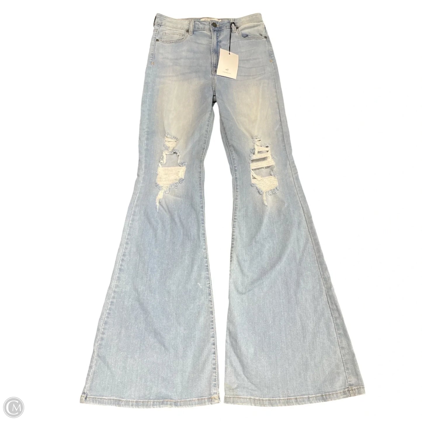 Jeans Flared By Hidden In Blue Denim, Size: 10