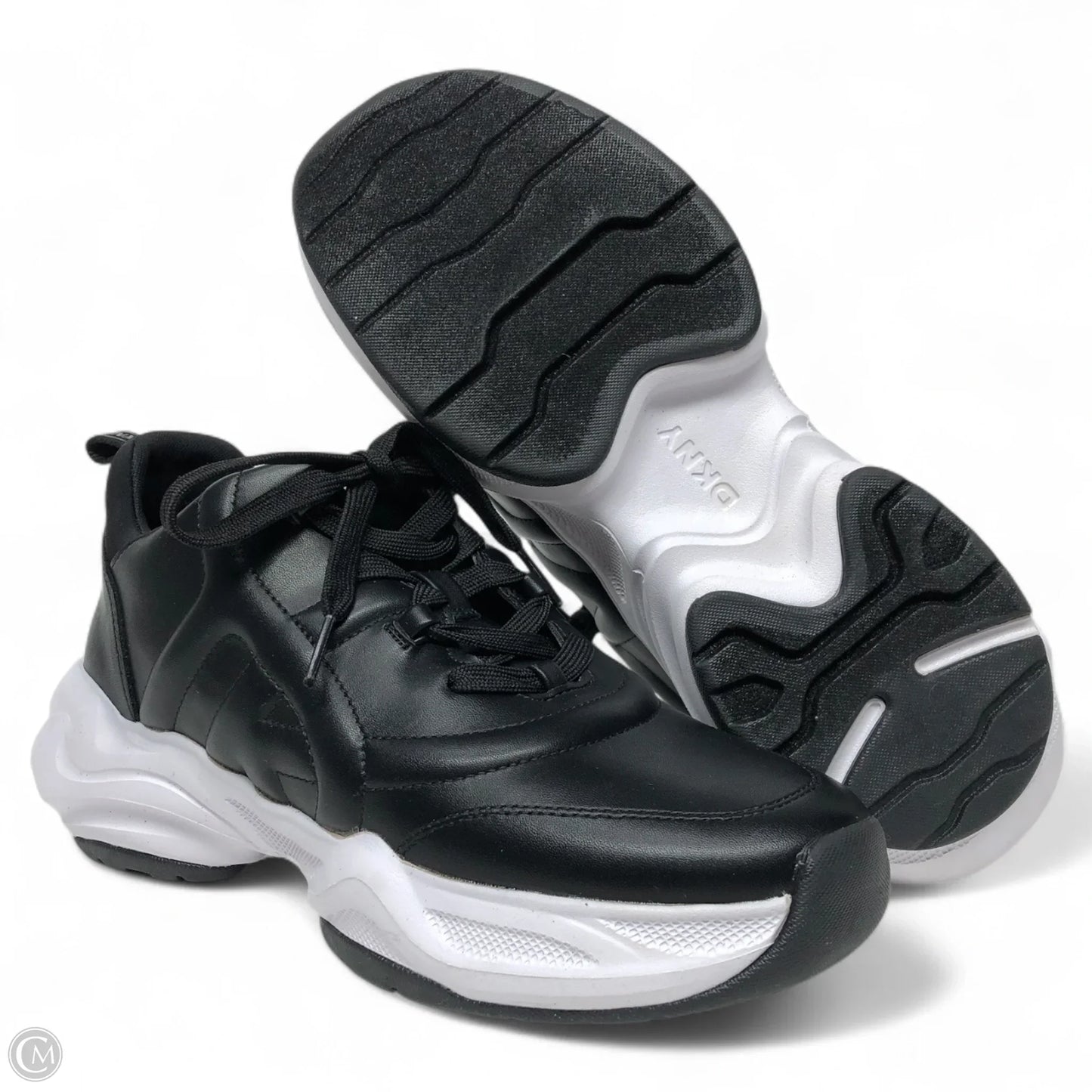 Shoes Sneakers By Dkny In Black, Size: 7.5