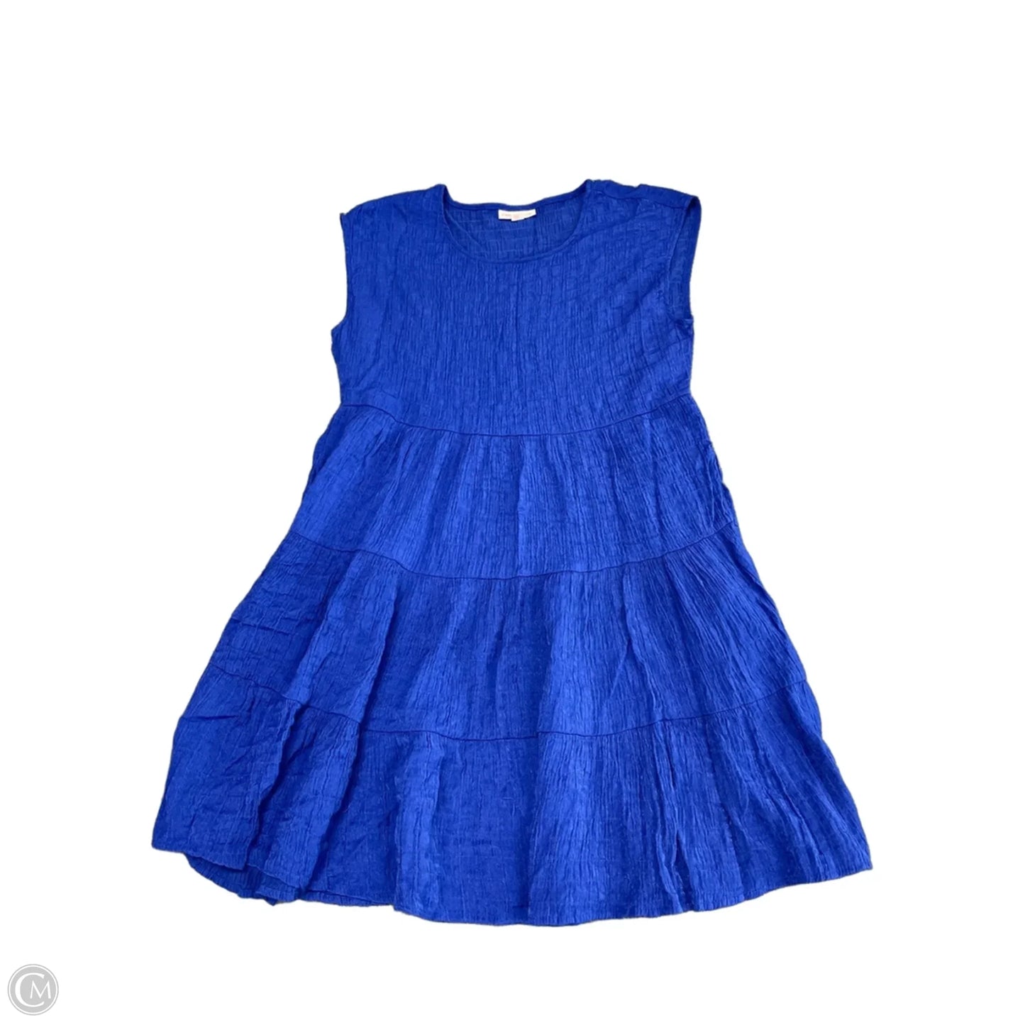 Dress Casual Short By Knox Rose In Blue, Size: M