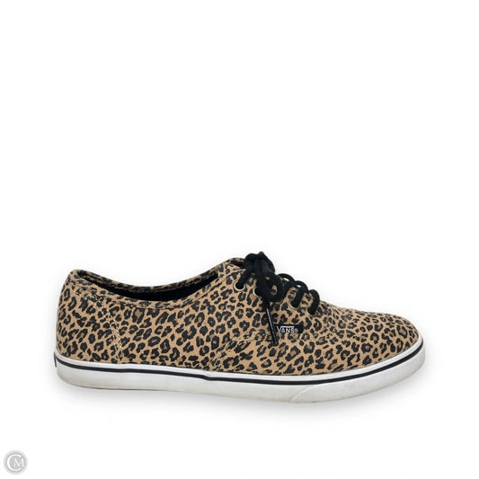 Shoes Sneakers By Vans In Animal Print, Size: 8.5