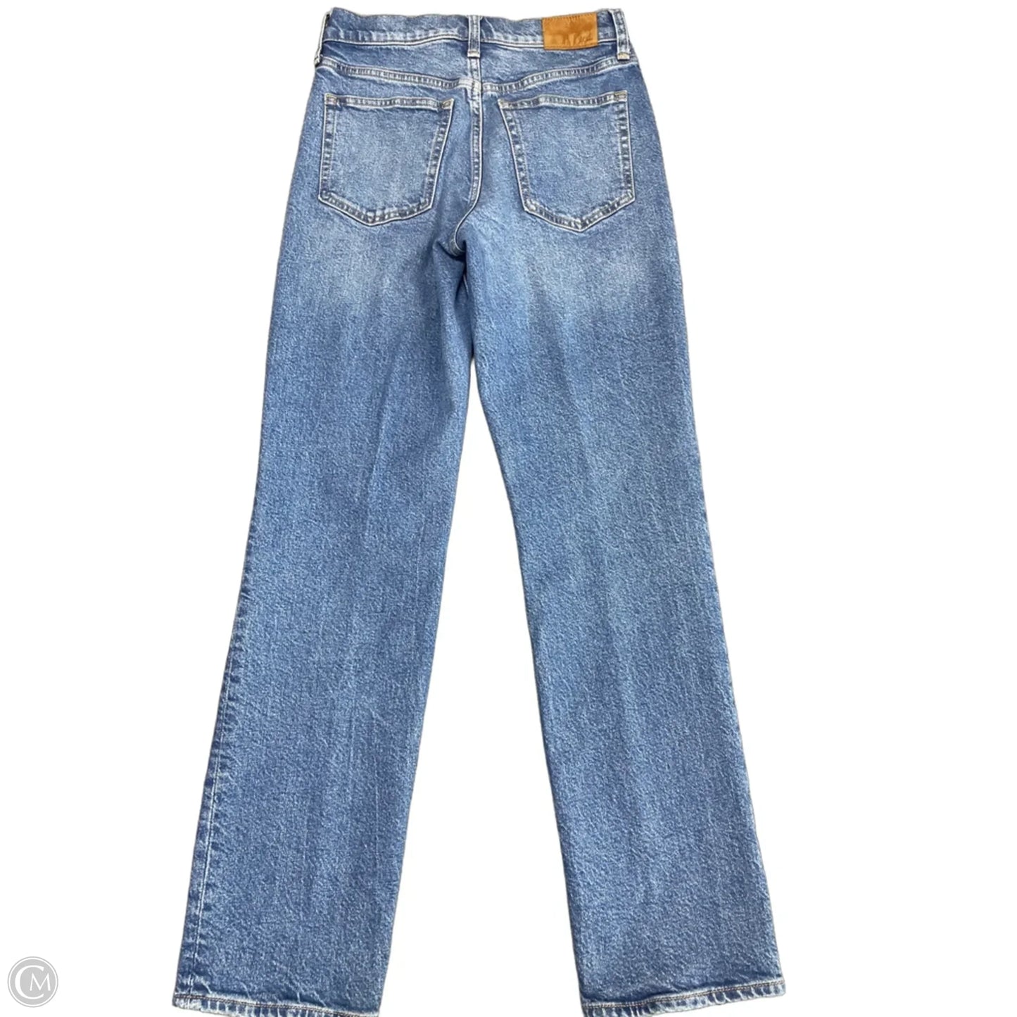 Jeans Straight By J. Crew In Blue Denim, Size: 2l