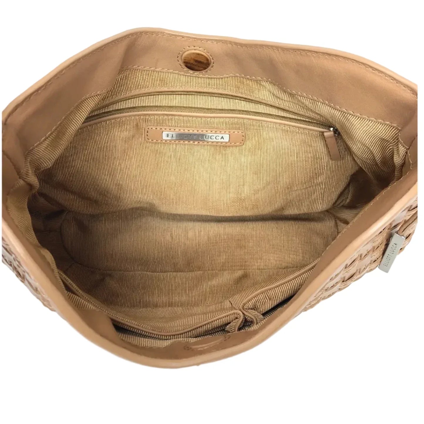 Handbag Leather By Elliot Lucca, Size: Small