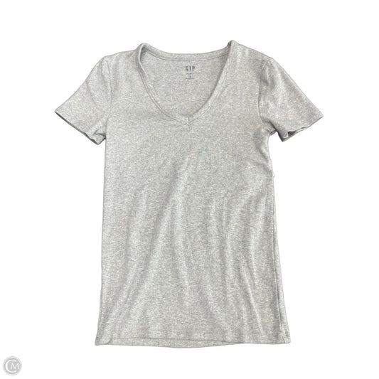Top Short Sleeve Basic By Gap In Grey, Size: S
