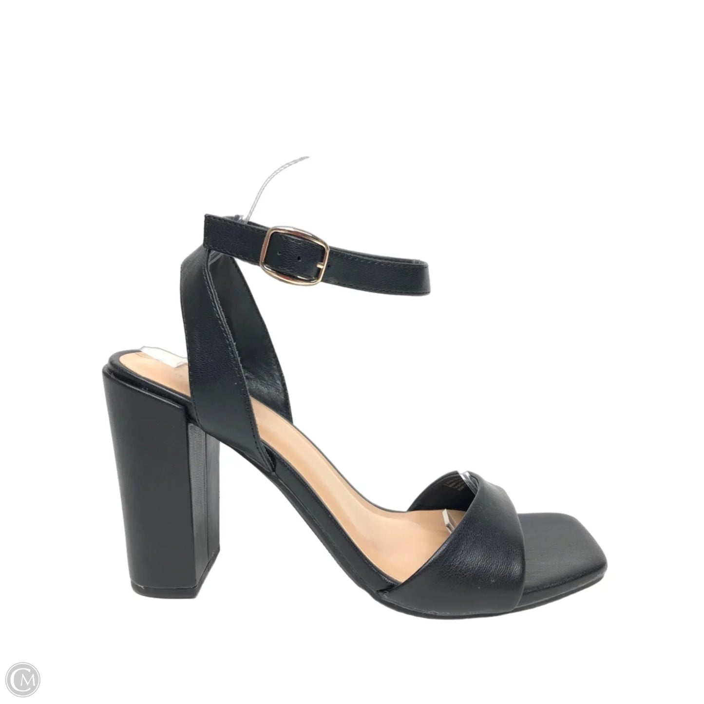 Sandals Heels Block By A New Day In Black, Size: 9