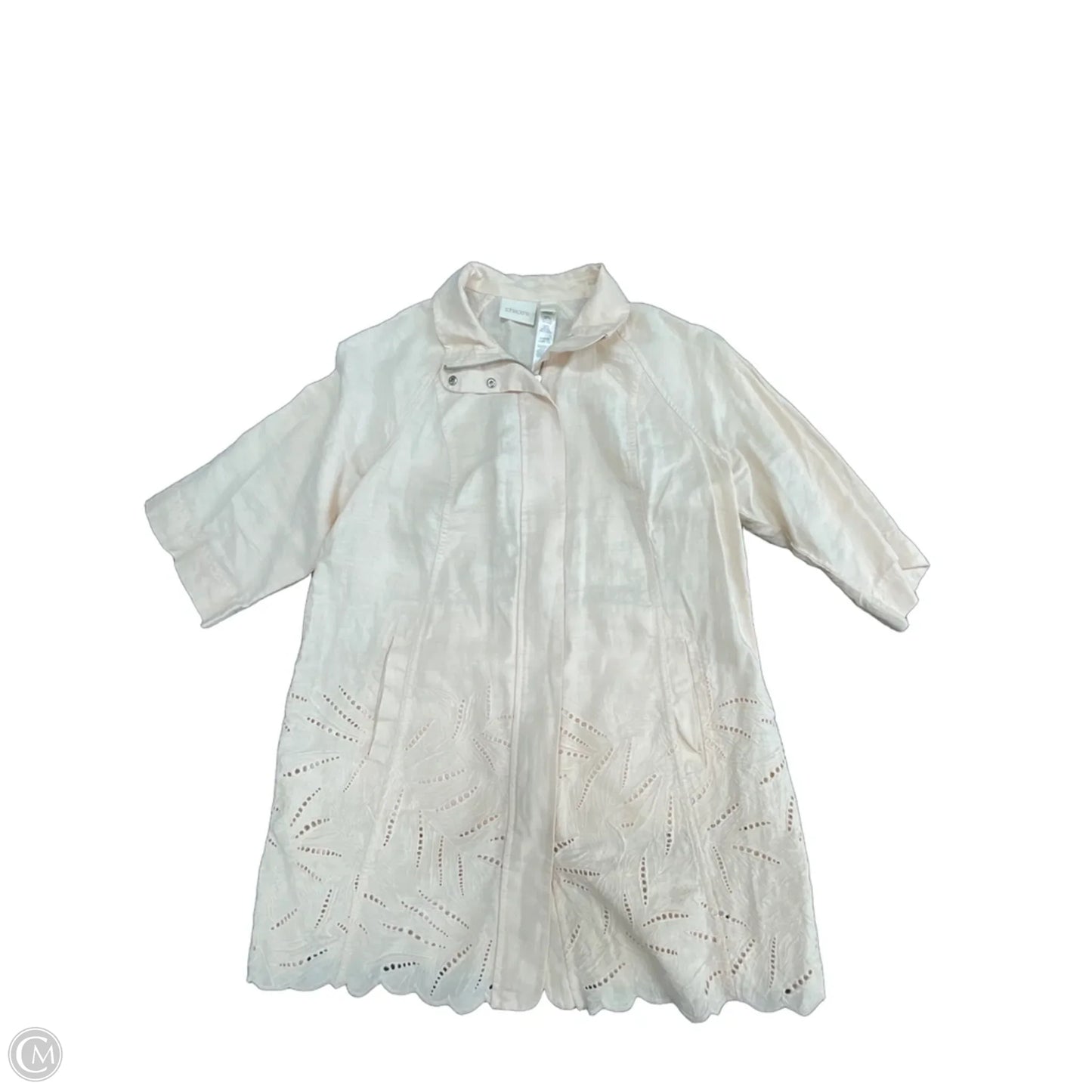 Jacket Other By Chicos In Peach, Size: 14