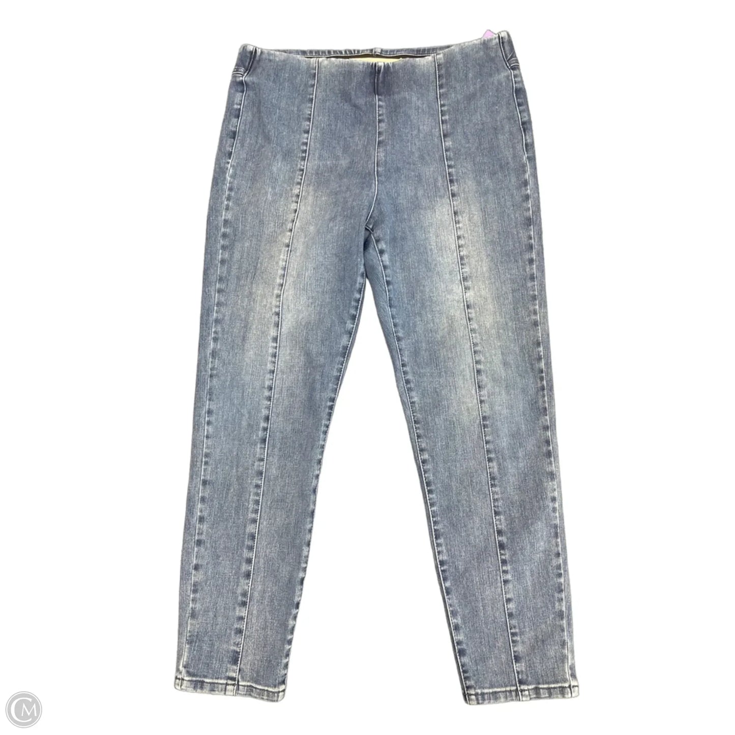 Jeans Jeggings By Soft Surroundings In Blue Denim, Size: L