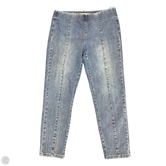 Jeans Jeggings By Soft Surroundings In Blue Denim, Size: L