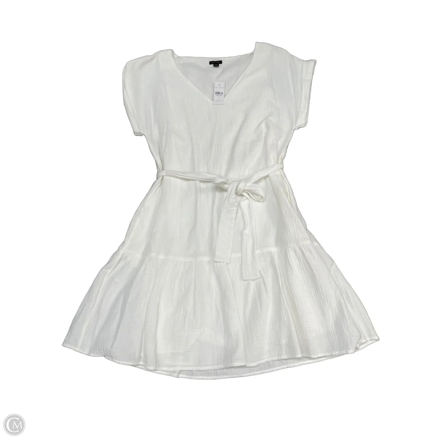 Dress Casual Short By Ann Taylor In White, Size: S