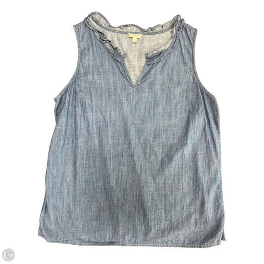 Top Sleeveless By Talbots In Blue, Size: M