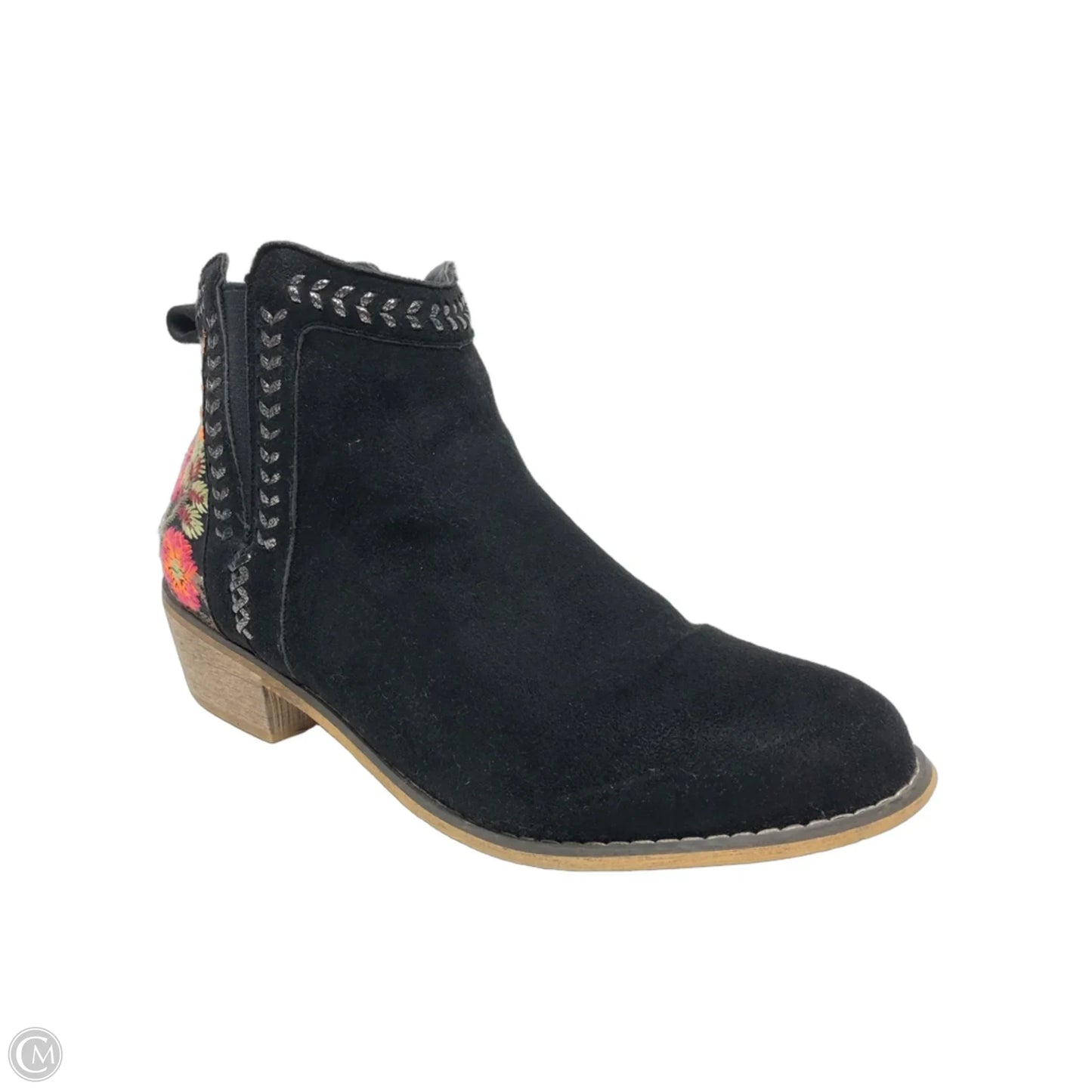 Boots Ankle Heels By Tiara In Black, Size: 9