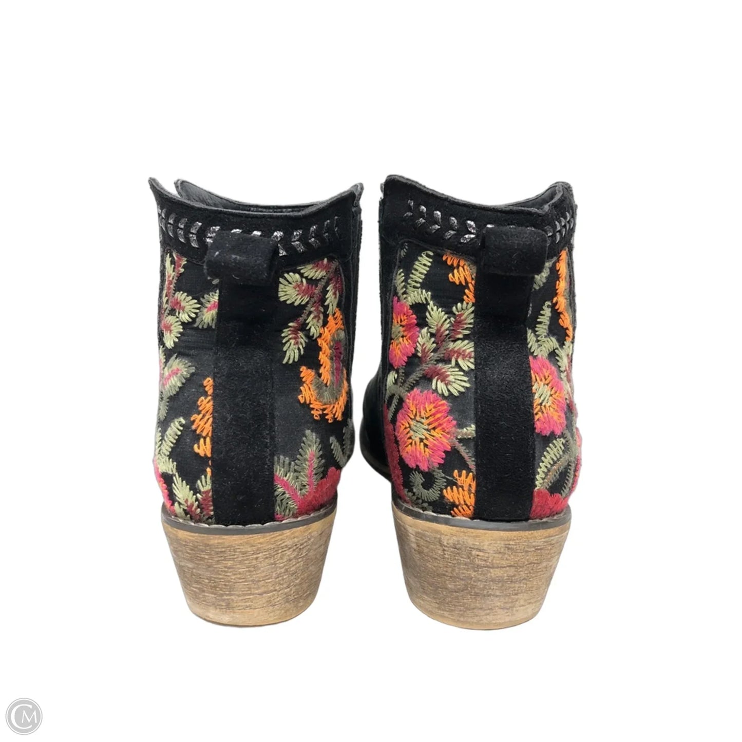 Boots Ankle Heels By Tiara In Black, Size: 9
