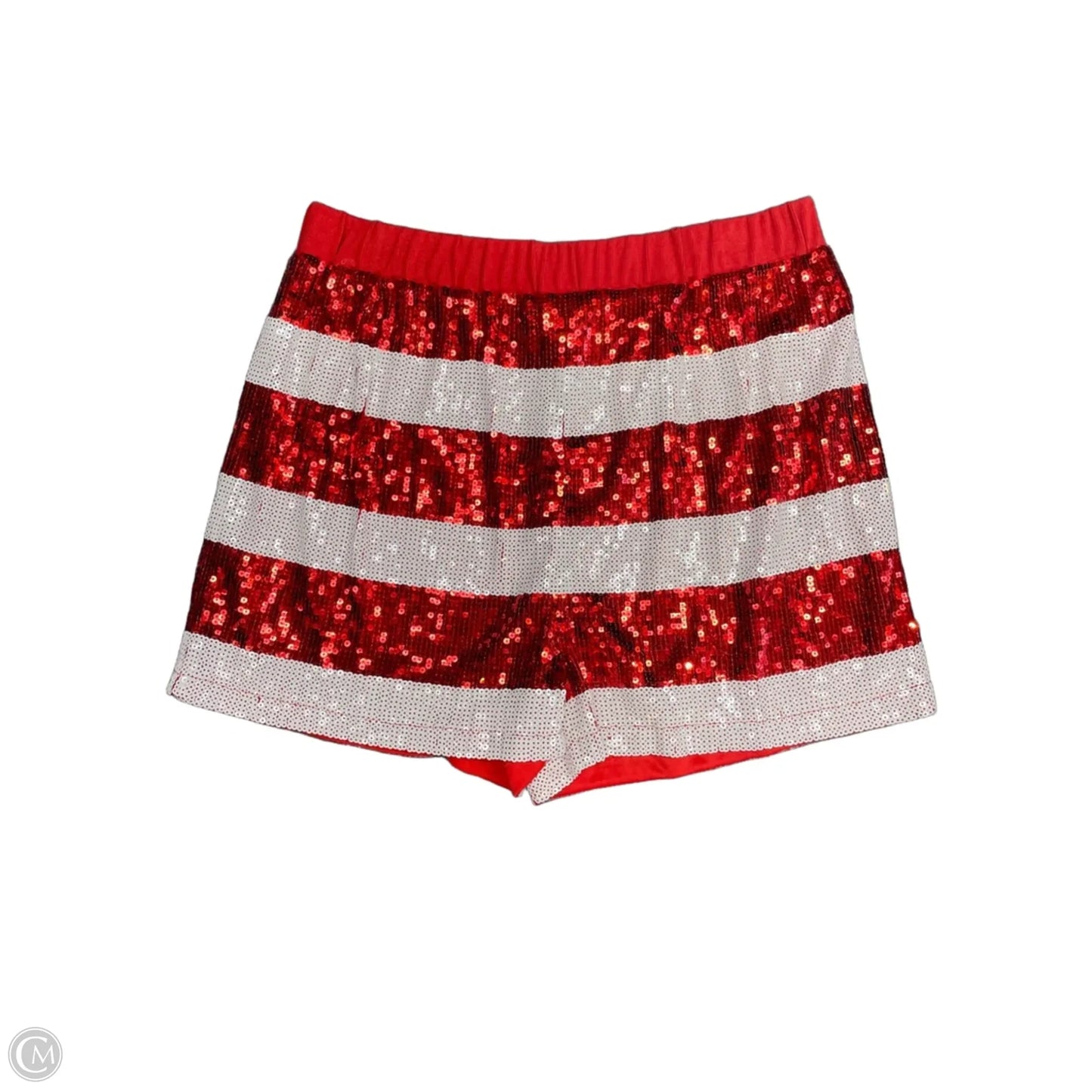 Shorts By Why Dress In Red & White, Size: Xxl