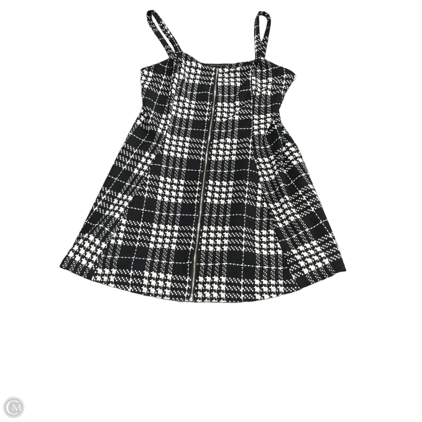 Dress Casual Short By Shein In Black & White, Size: 2x
