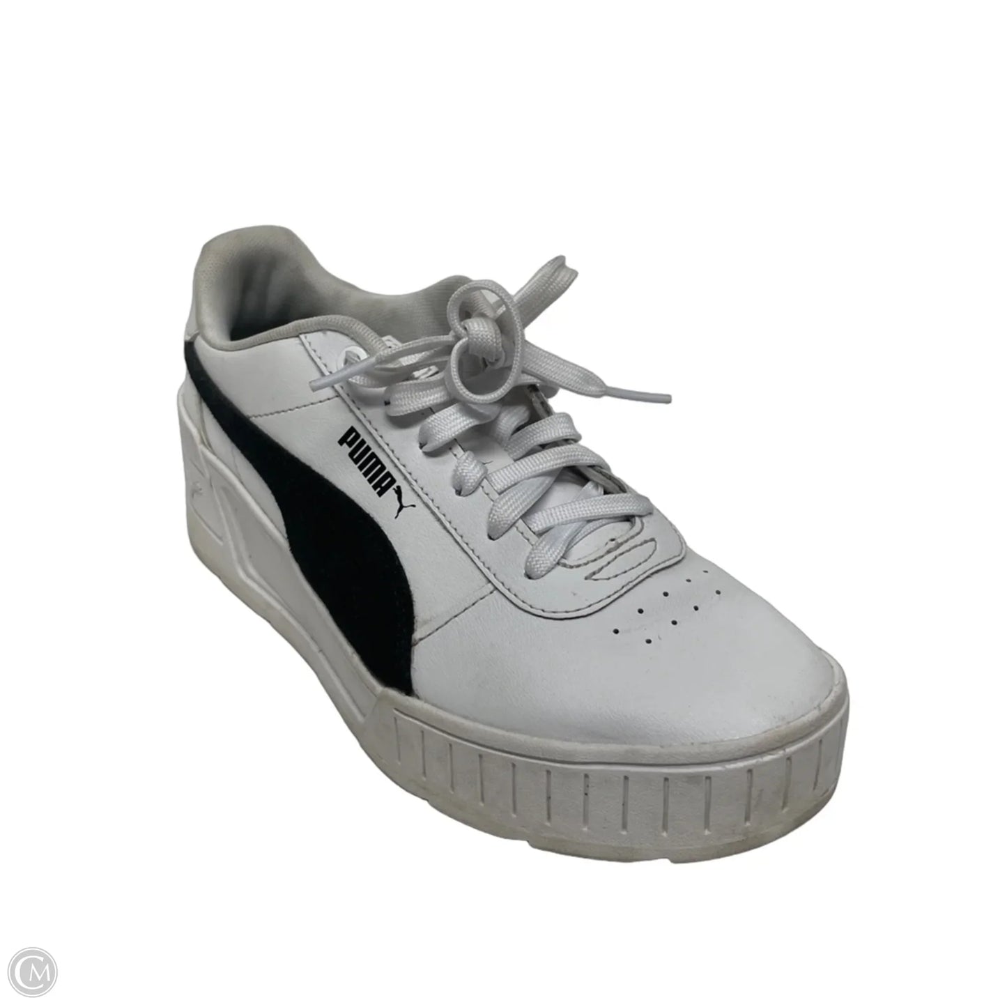 Shoes Sneakers By Puma In Black & White, Size: 7.5
