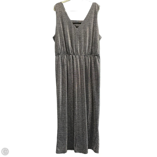Jumpsuit By Maurices In Black & Silver, Size: 2x