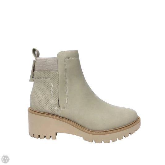 Boots Ankle Heels By Ana In Cream, Size: 8.5