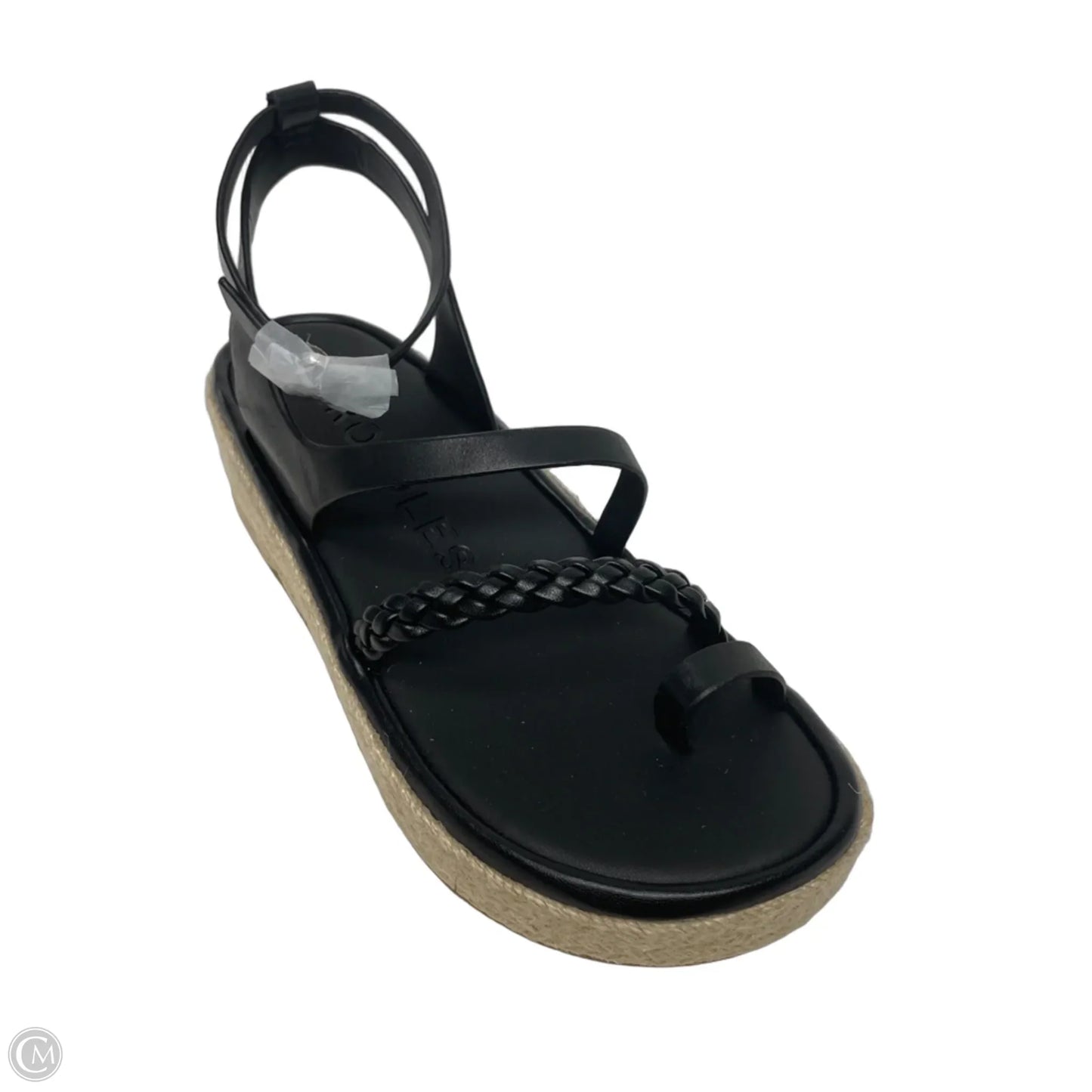 Sandals Heels Wedge By Aerosoles In Black, Size: 8