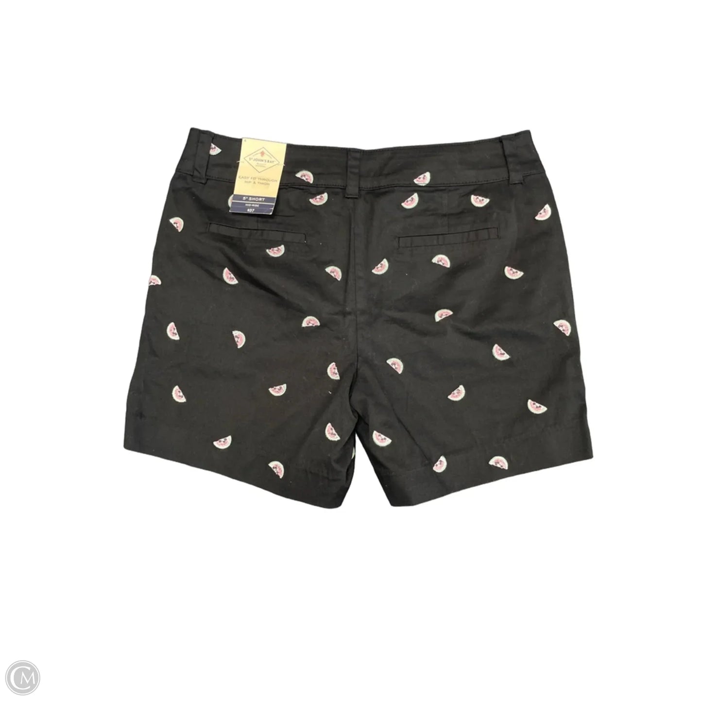 Shorts By St Johns Bay In Black & Pink, Size: 4