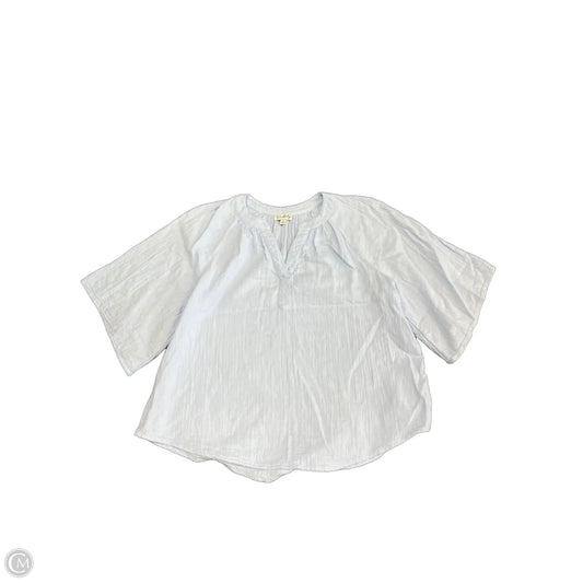 Top Short Sleeve By Wonderly In Blue, Size: M