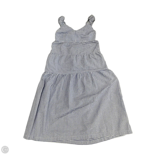 Dress Casual Midi By Old Navy In Blue & White, Size: M