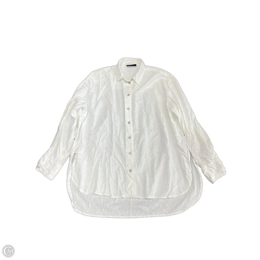 Top Long Sleeve By Lane Bryant In White, Size: Xl