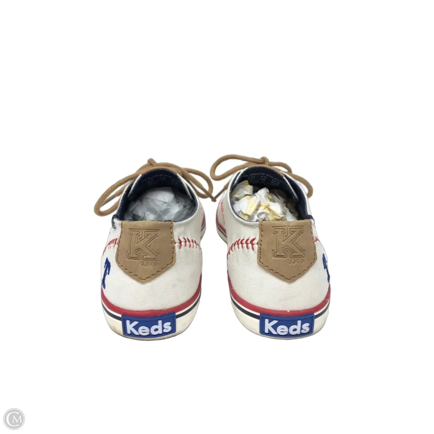 Shoes Sneakers By Keds In Blue & Red & White, Size: 6.5