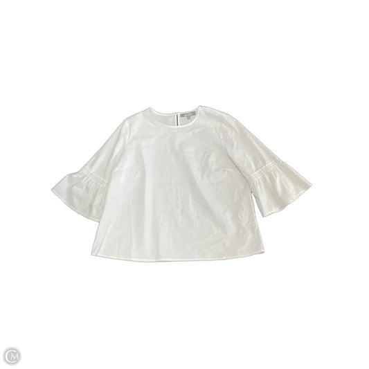 Top Short Sleeve By Marled In White, Size: Xl