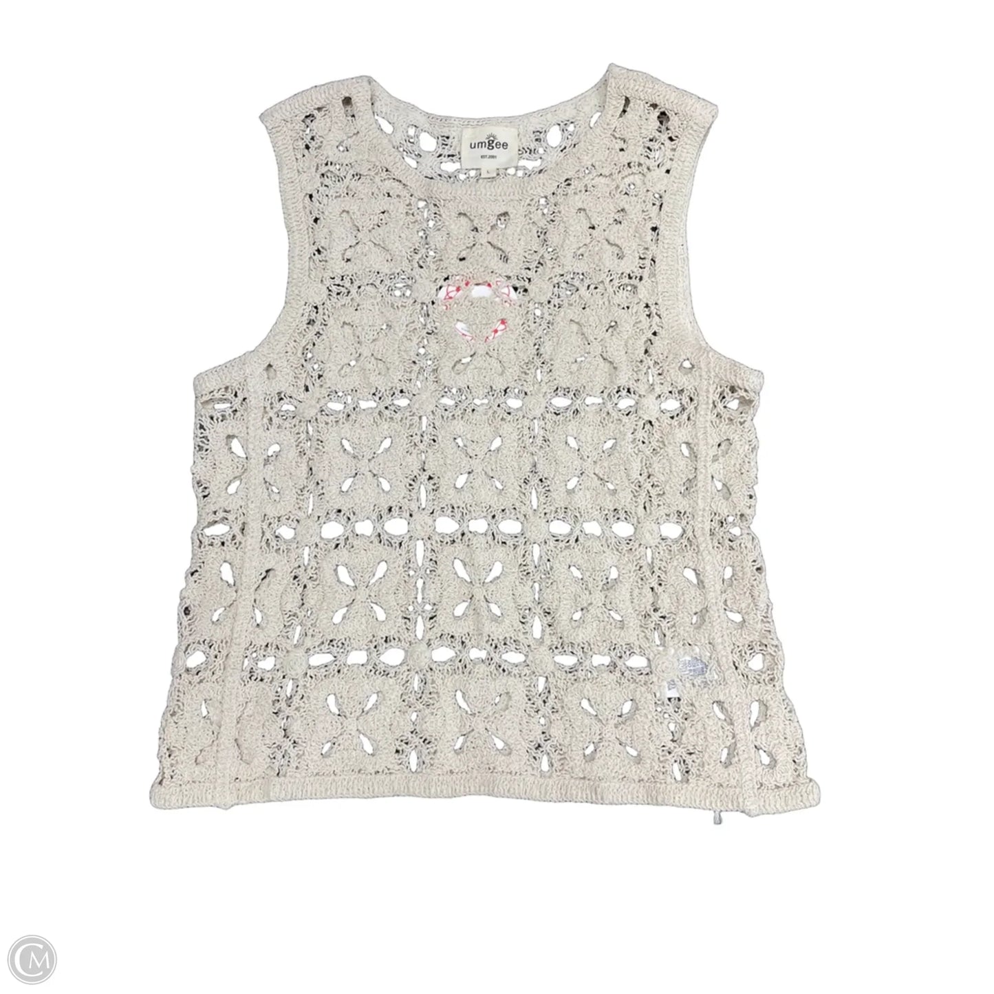 Top Sleeveless By Umgee In Cream, Size: L