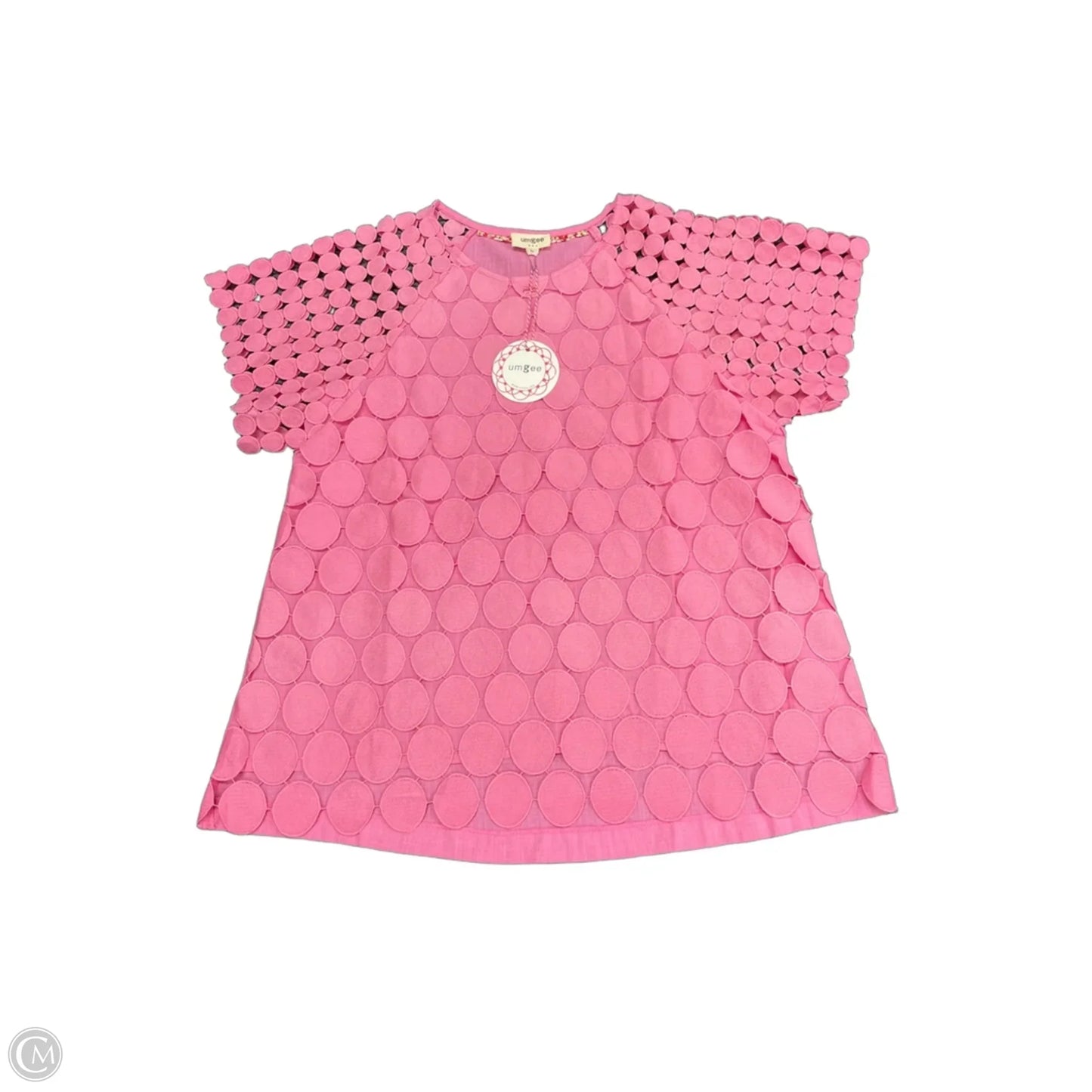 Top Short Sleeve By Umgee In Pink, Size: M