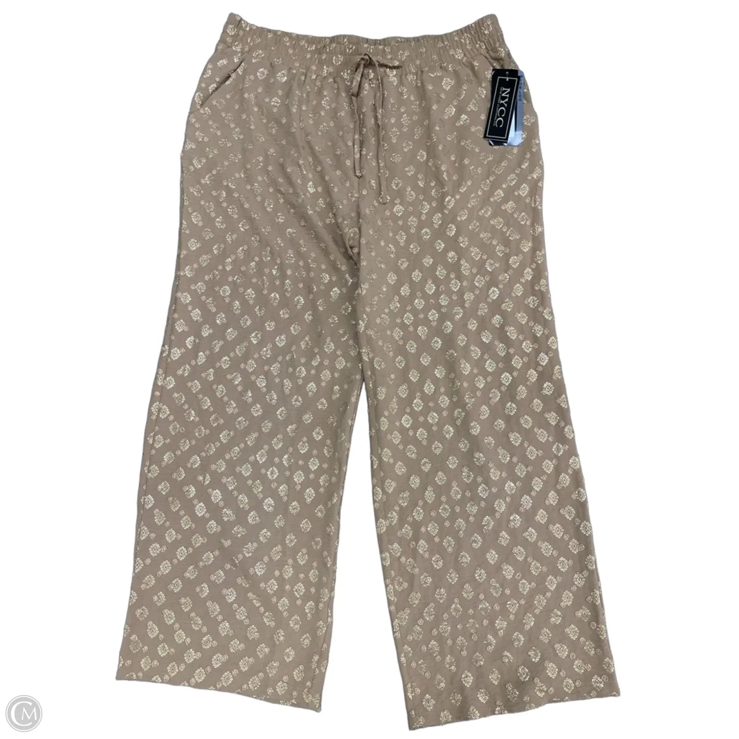 Pants Other By Nycc In Brown & Gold, Size: Xl
