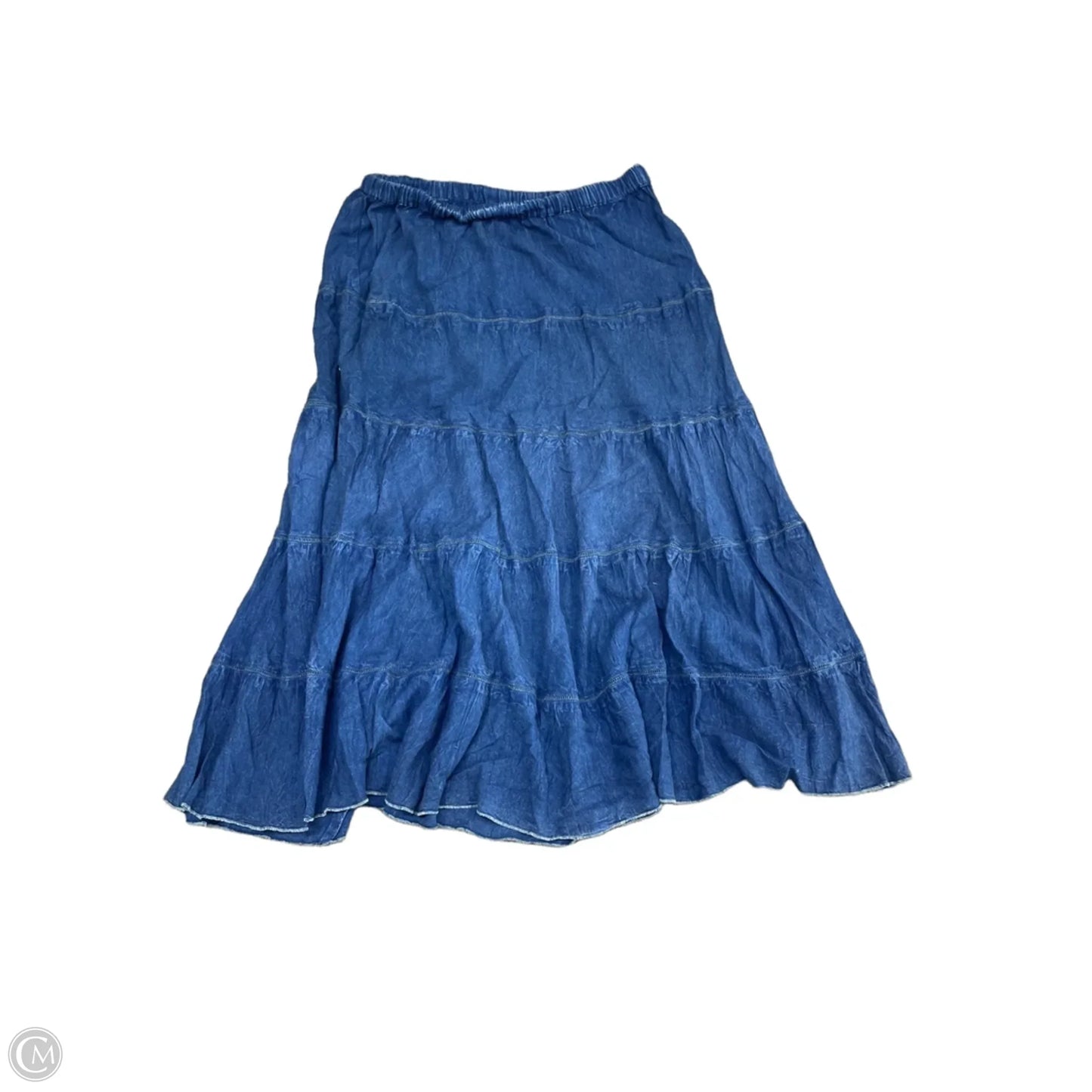 Skirt Midi By Studio West In Blue, Size: L